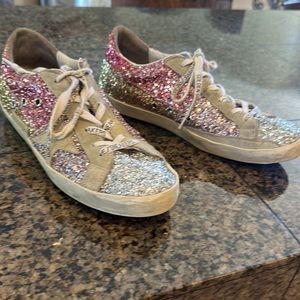 Golden Goose glitter superstar sz 40